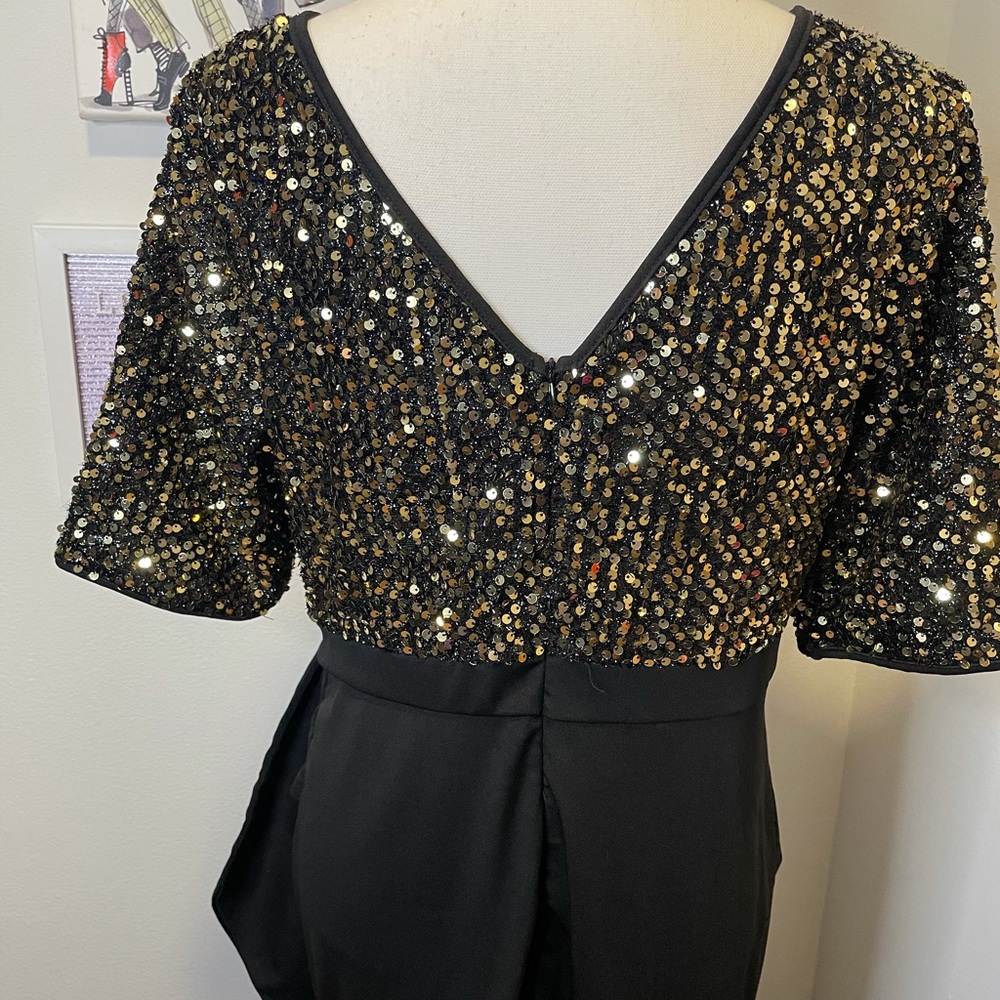 Shein maxi dress with sequin top 2x nwot - Picture 6 of 11